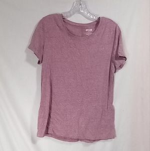 Duluth Trading Co Maroon Crewneck Short Sleeve Tee Size M